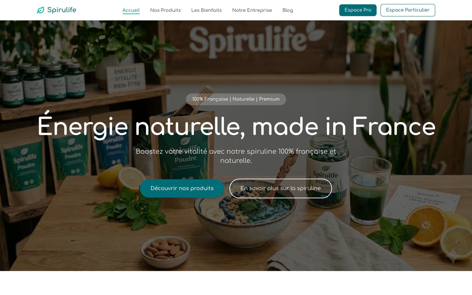 Aperçu de Spirulife
