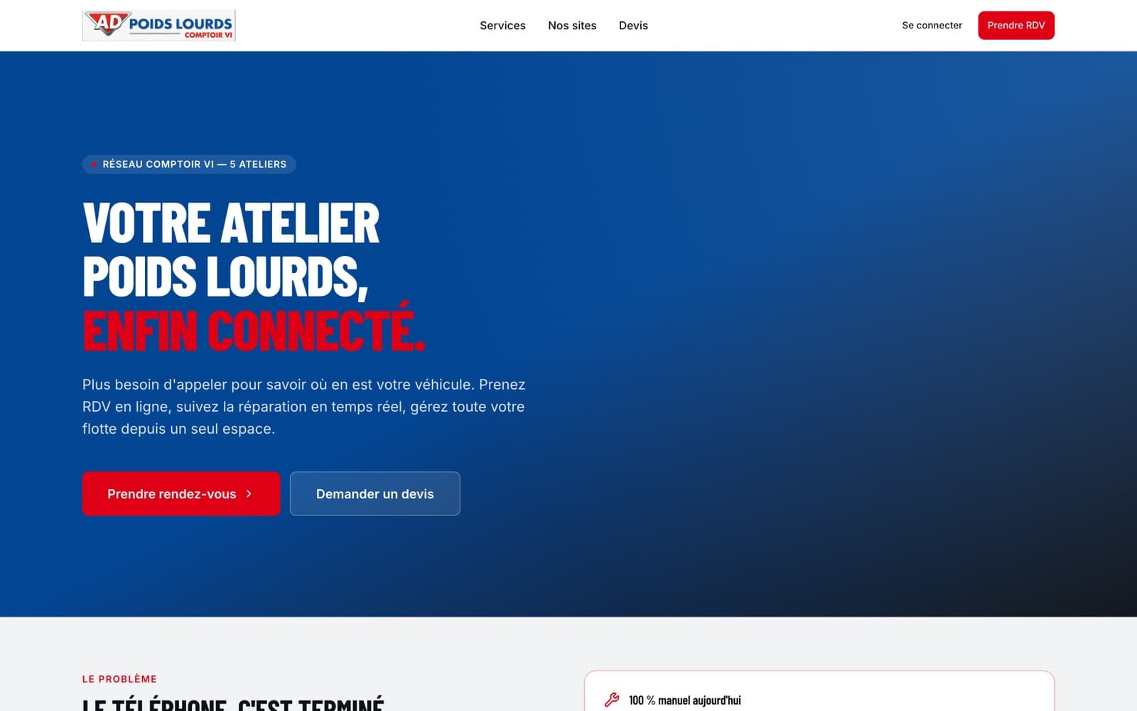 Aperçu de la première page de Comptoir VI