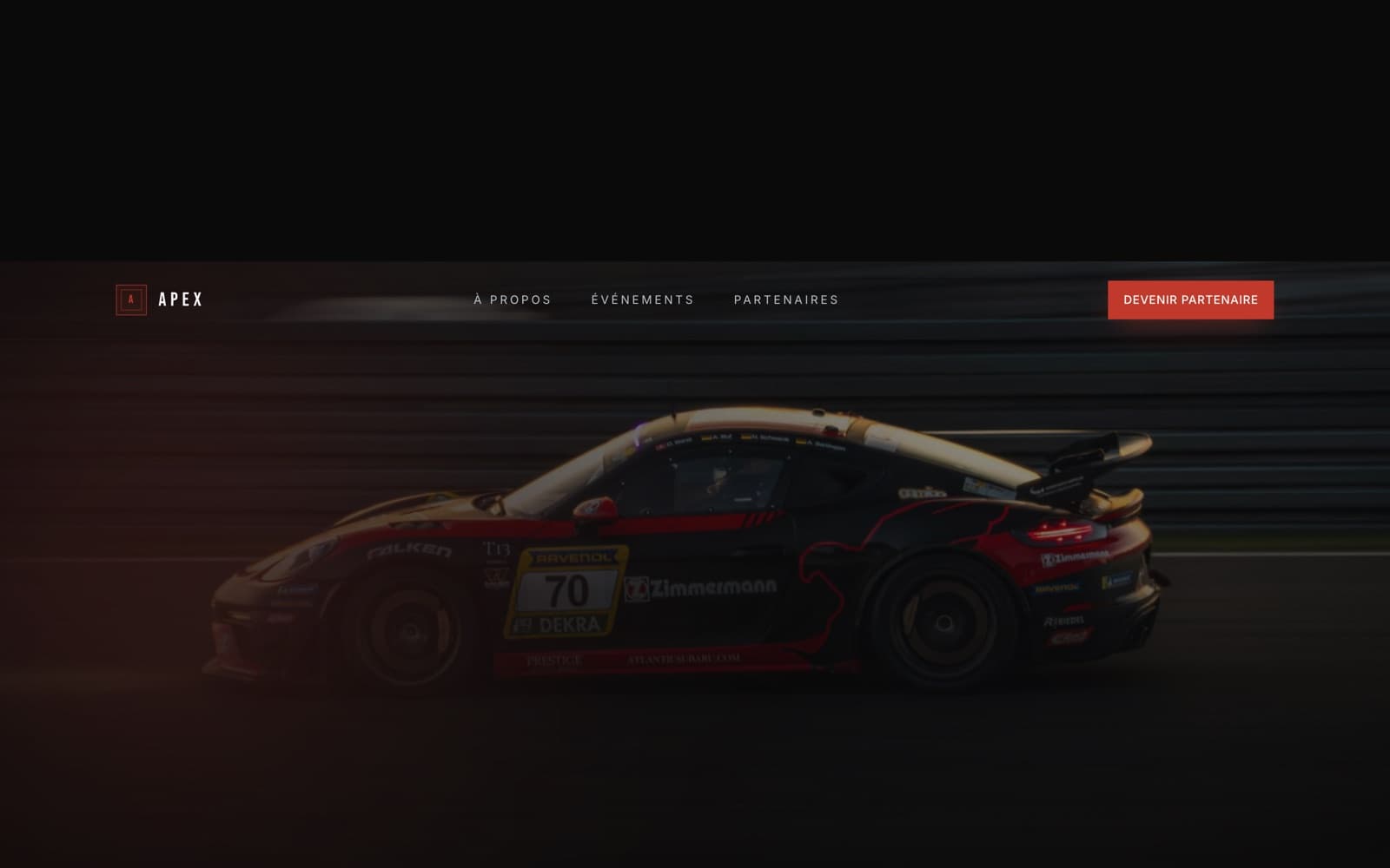 Aperçu de la première page de Apex